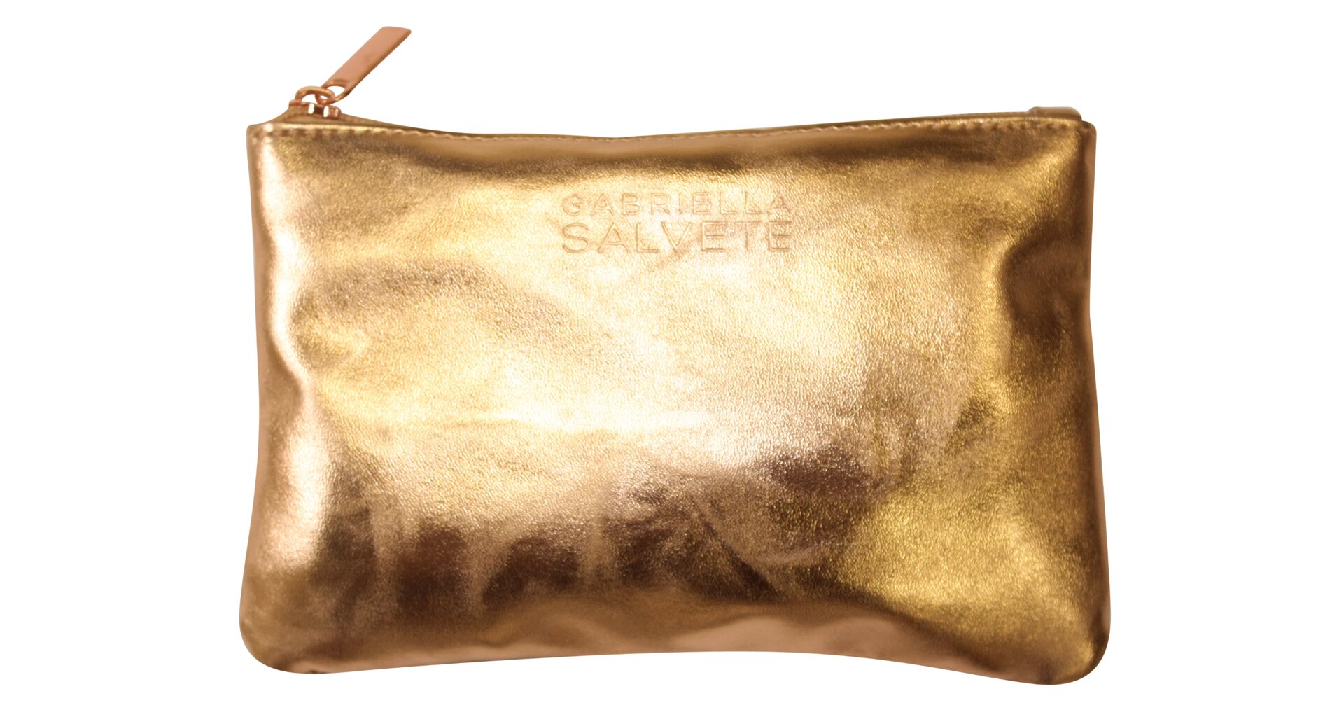 Rose gold toiletry bag 2025