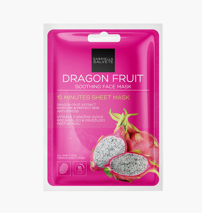 GABRIELLA SALVETE 15 MINUTES SHEET MASK DRAGON FRUIT